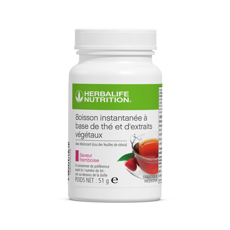 Boisson instantanée à base de thé et d'extraits végétaux Framboise 51 g - SKU 182K
